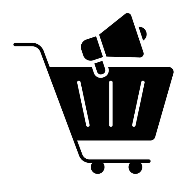 Shopping Cart Icon Editable Vector — Archivo Imágenes Vectoriales