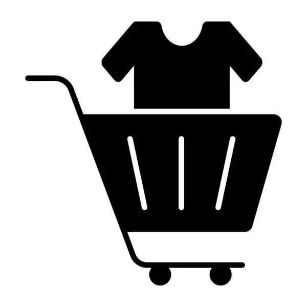 Shopping Cart Icon Editable Vector — стоковый вектор
