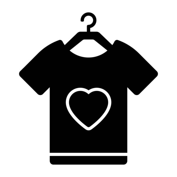 Trendy design icon of hanged shirt 