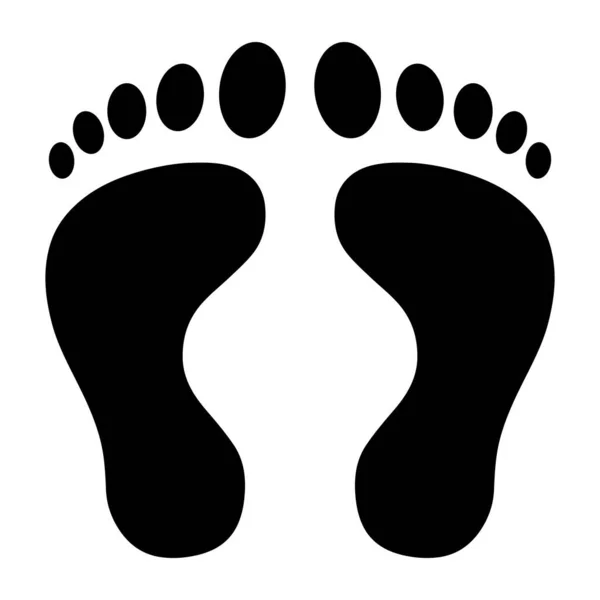 Perfect Design Icon Footprints — Stockvector