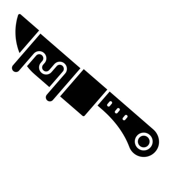 Trendy Vector Design Bloody Knife —  Vetores de Stock