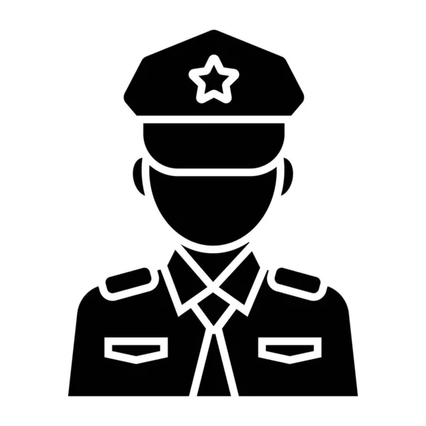 Perfect Design Icon Policeman — ストックベクタ