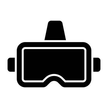 VR gözlüklerinin bir simge tasarımı 