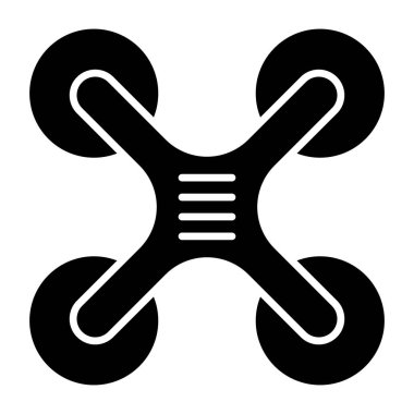 Quadcopter 'ın eşsiz tasarım simgesi 