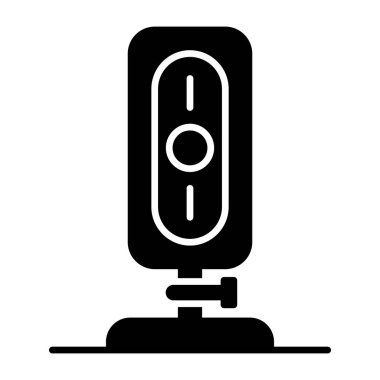 Ses hoparlörünün modern tasarım simgesi 