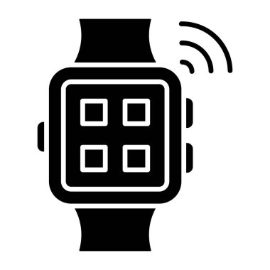 smartwatch 'in eşsiz tasarım simgesi 