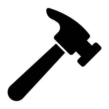 Ayakkabı çekicin modern tasarım simgesi