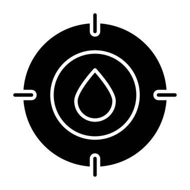 Crosshair 'in modern tasarım simgesi 