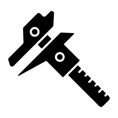 Vernier caliper 'ın bir simge tasarımı 