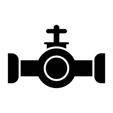 Plastik boru vanasının sembol tasarımı 