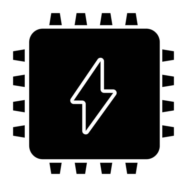 Riegel Chip Symbol Des Intelligenten Prozessors — Stockvektor