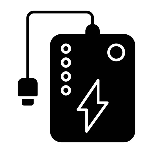 Eine Einzigartige Design Ikone Der Powerbank — Stockvektor