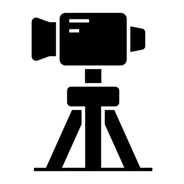 Icône Téléchargement Premium Caméra Trépied — Image vectorielle