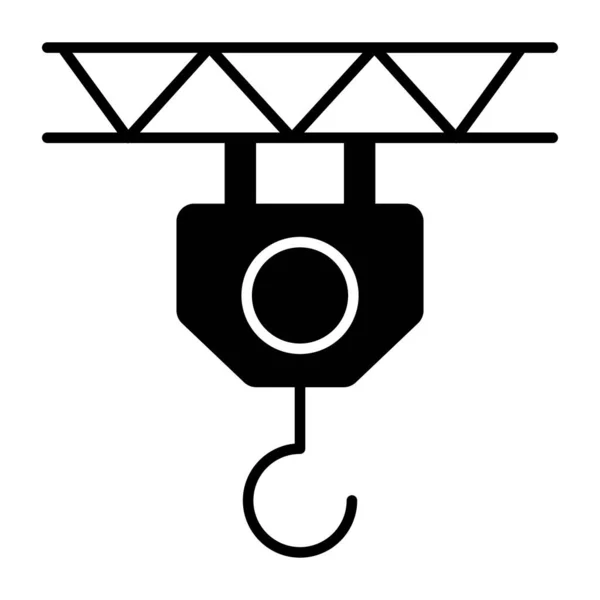 Унікальна Іконка Дизайну Підйомного Гачка — стоковий вектор