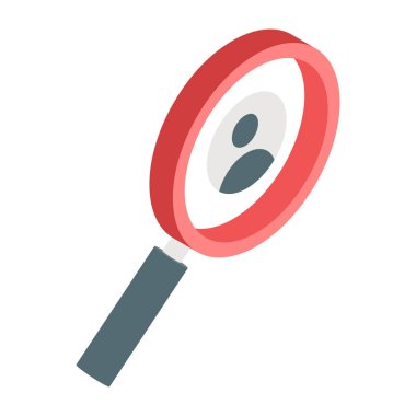 Arama kişisinin modern tasarım simgesi 