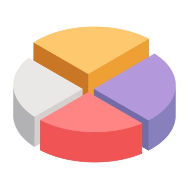 Perfect design icon of pie chart 