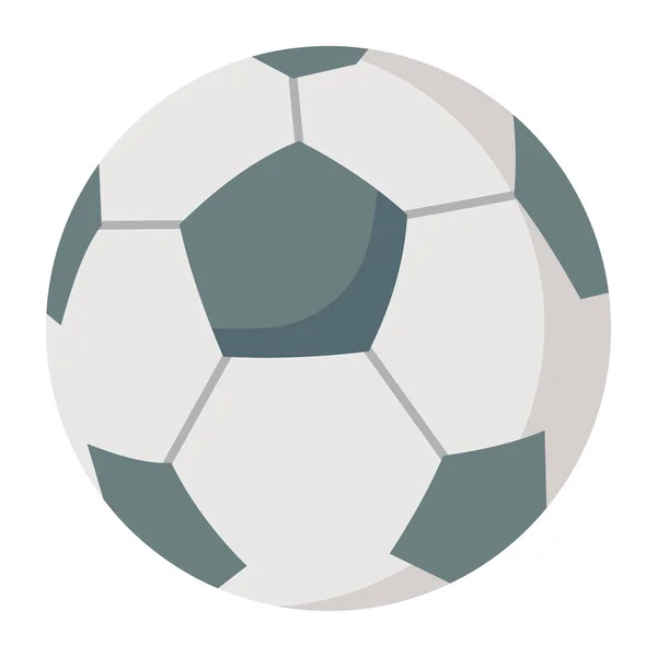 Изометрический Дизайн Иконы Цветного Мяча Футбольного Вектора — стоковый вектор