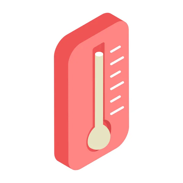 Editable Design Icon Digital Thermometer — 스톡 벡터