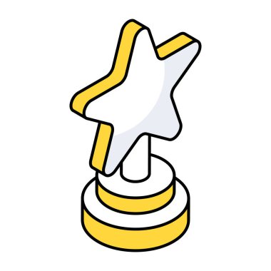      Yıldız ödülünün bir simge tasarımı  