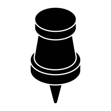 A perfect design icon of pushpin 