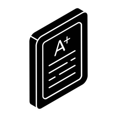 Taşınabilir sonucun düzenlenebilir tasarım simgesi 