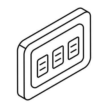 Bildirim panosunun simge tasarımı 