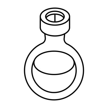      Kimyasal deneyin moda vektör tasarımı