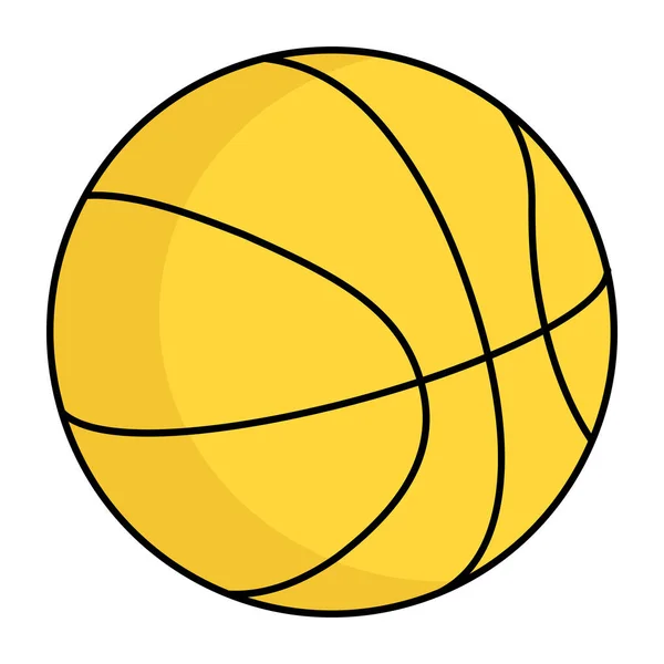 スポーツ機器のアイコン バスケットボールのフル等式デザイン — ストックベクタ
