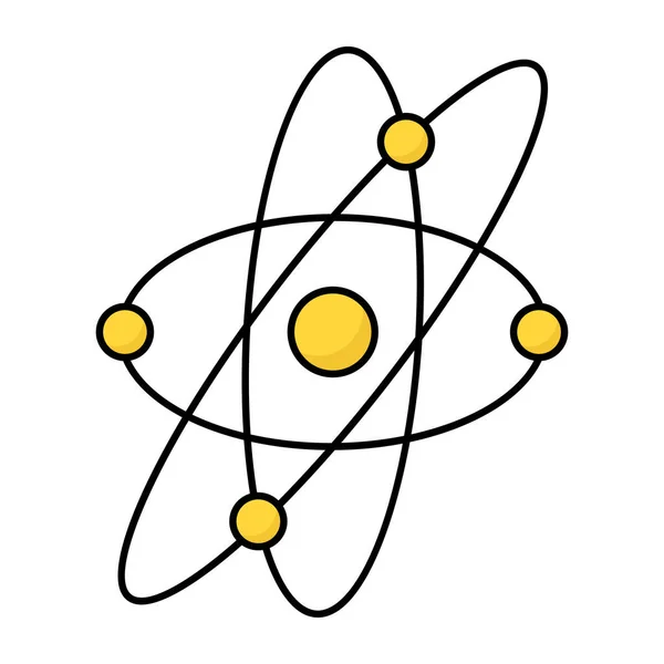 Унікальний Вектор Проектування Атома — стоковий вектор