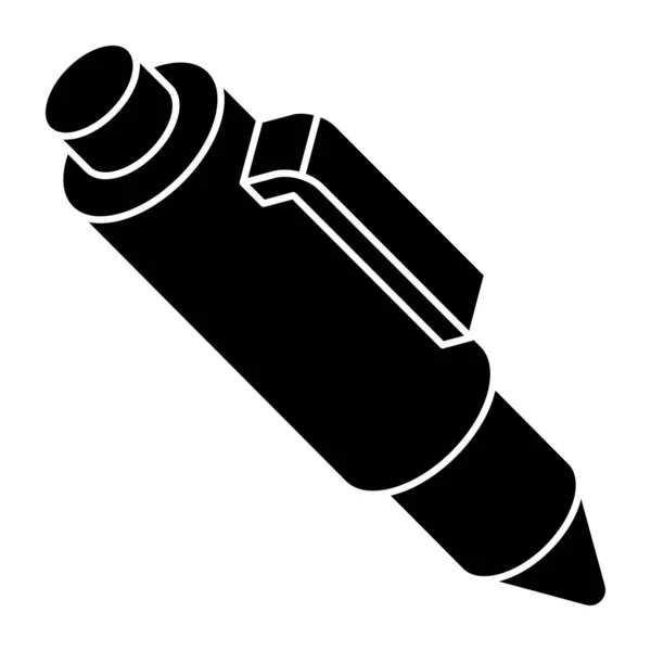 Eine Perfekte Design Ikone Des Kugelschreibers — Stockvektor