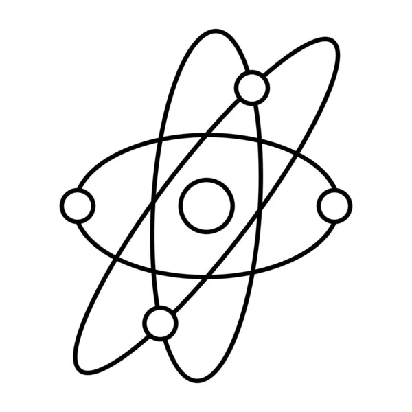 Atomun Eşsiz Tasarım Vektörü — Stok Vektör