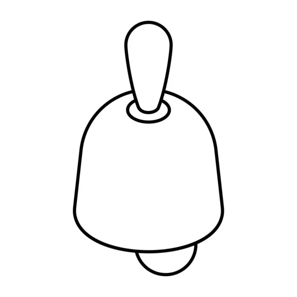 ベルアイコンのトレンディーなベクトルデザイン — ストックベクタ