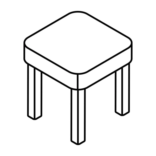 Egyedülálló Design Ikon Íróasztal — Stock Vector