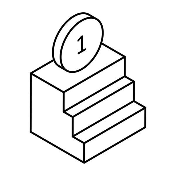Classement Position Icône Classement — Image vectorielle