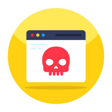 hack web sitesinin modern tasarım simgesi 