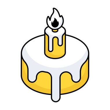 Pastanın mükemmel tasarım simgesi 