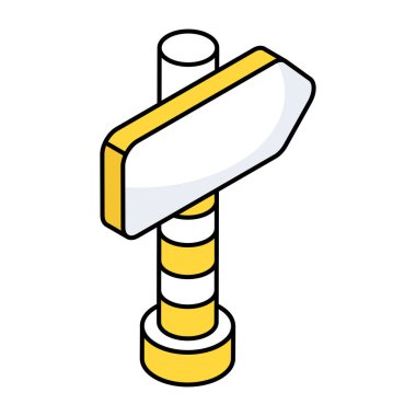 Yol tahtası için mükemmel tasarım simgesi 