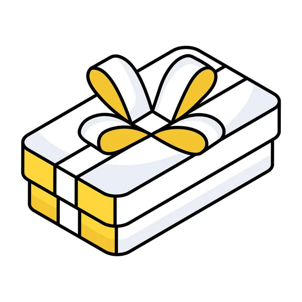 Icon Design Giving Gift — Stock Vector