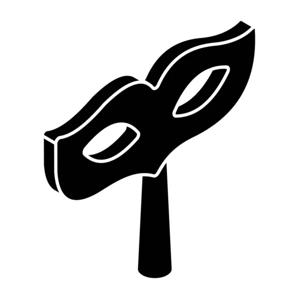 Eine Editierbare Design Ikone Der Augenstütze — Stockvektor
