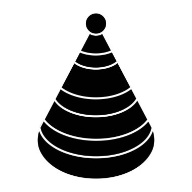 Parti şapkasının güzel bir tasarım simgesi