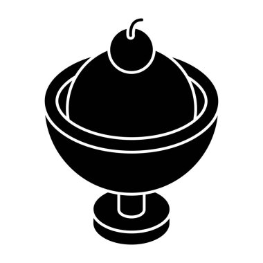 Dondurma simgesi, düzenlenebilir vektör