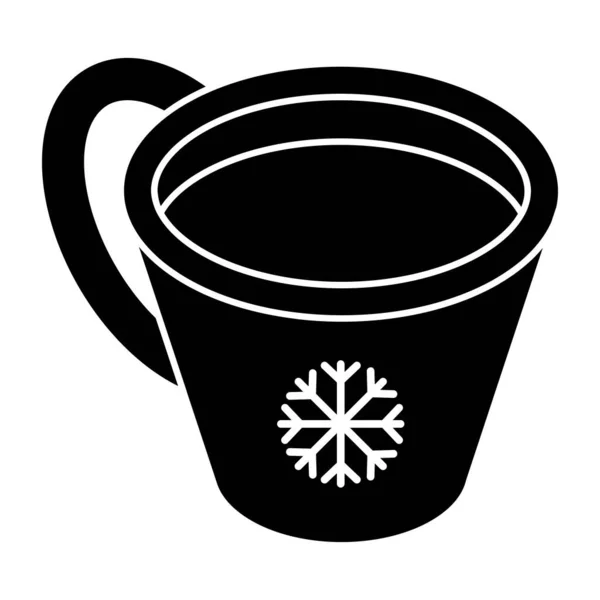 Чашка Горячего Кофе Плоской Конструкции — стоковый вектор