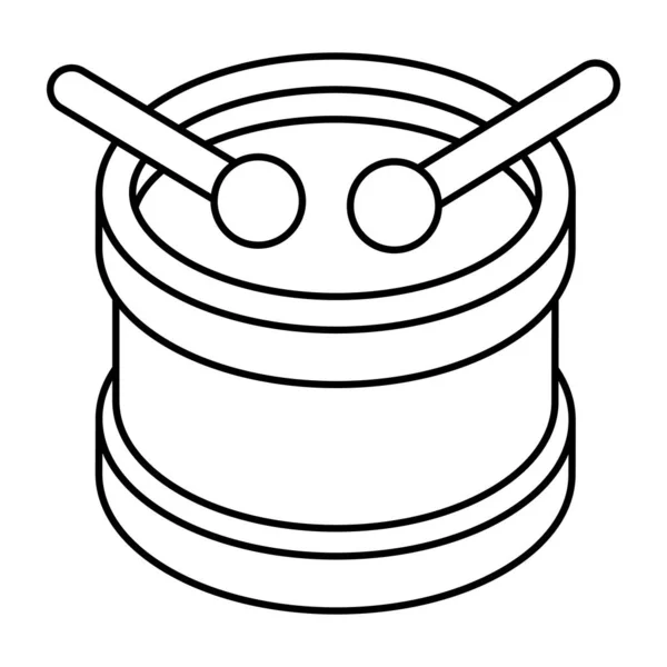 Diseño Vectorial Tambor Caja — Vector de stock
