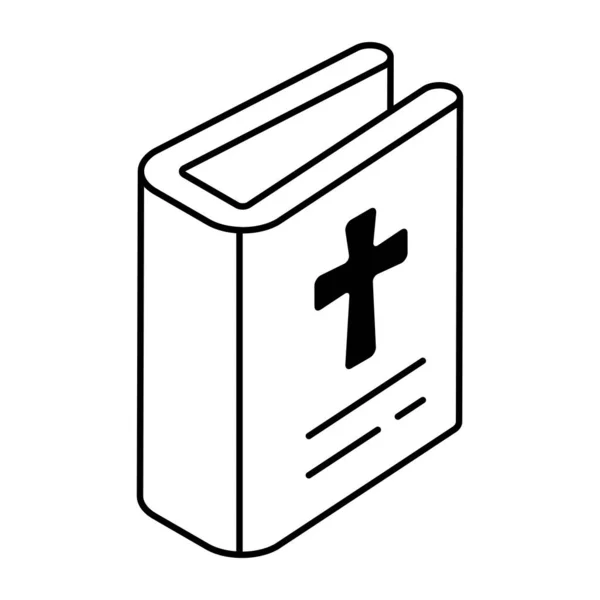 Design Vettoriale Della Bibbia Libro Sacro — Vettoriale Stock