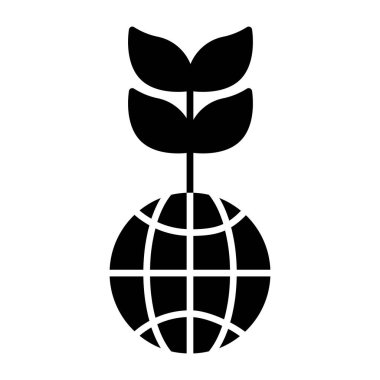 Creative design icon of global leave 