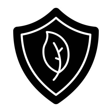 Creative design icon of eco security 