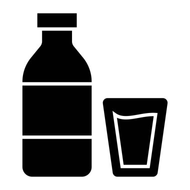 Su şişesinin mükemmel tasarım simgesi