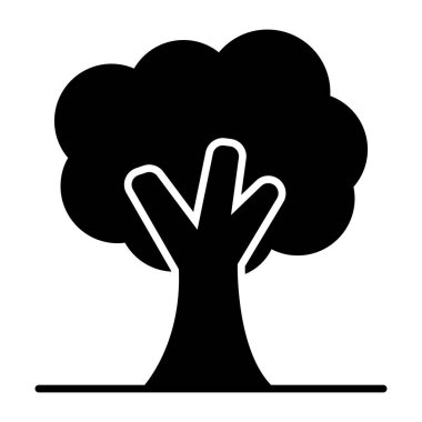 Modern design icon of tree