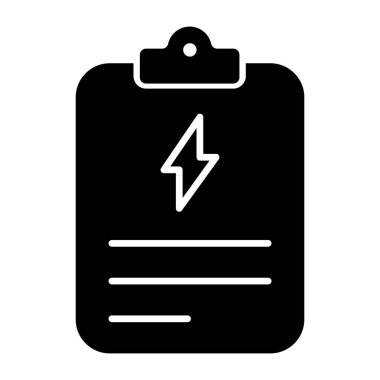 Vector design of energy audit report 