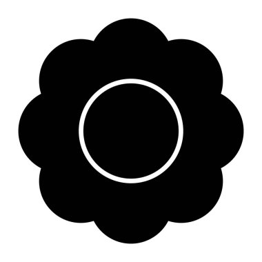 Modern design icon of flower